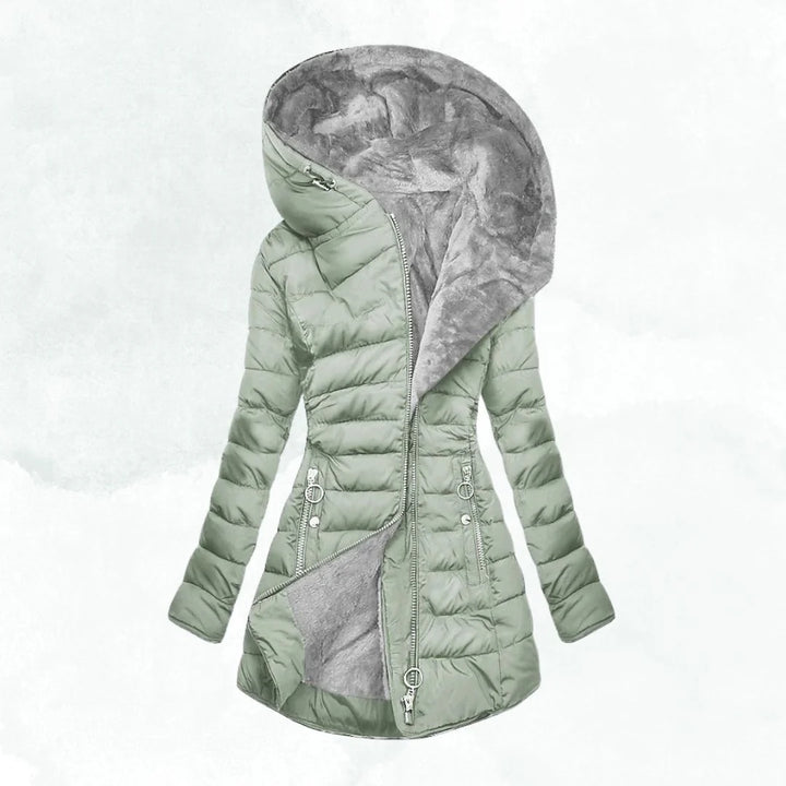 Caitlin - Quilted Hooded Jacket