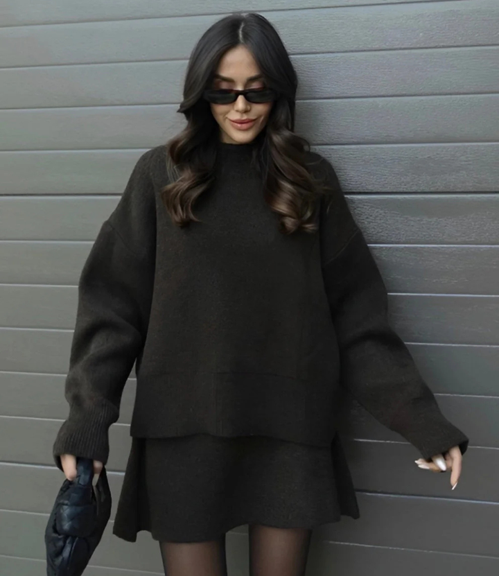 Eleanor - Classy Knit Sweater Set