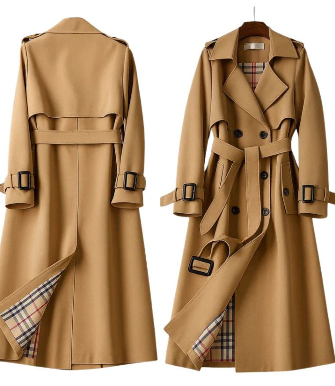 Clystie - Classic Trench Coat