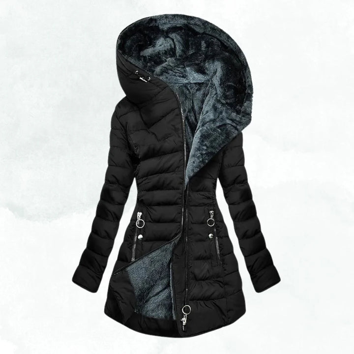 Caitlin - Quilted Hooded Jacket
