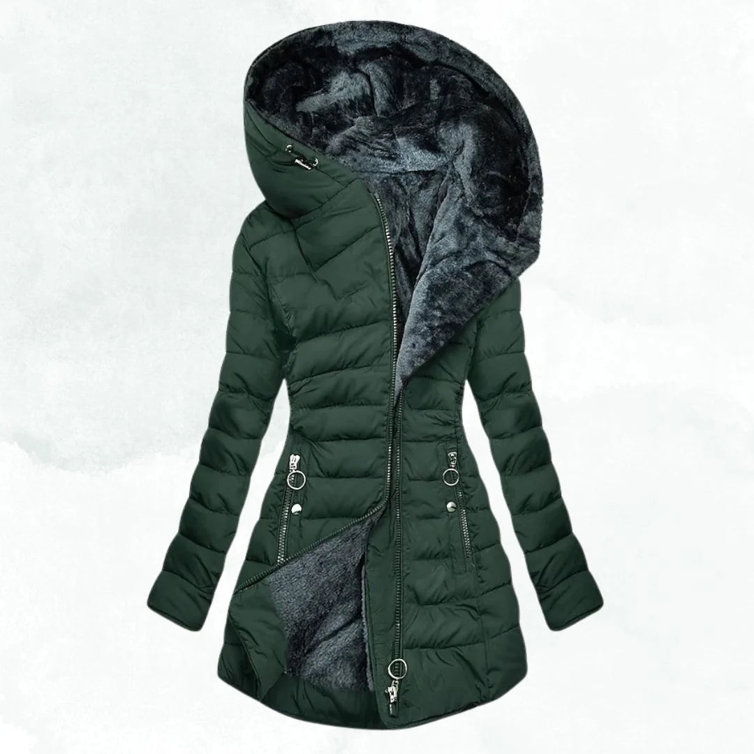 Caitlin - Quilted Hooded Jacket