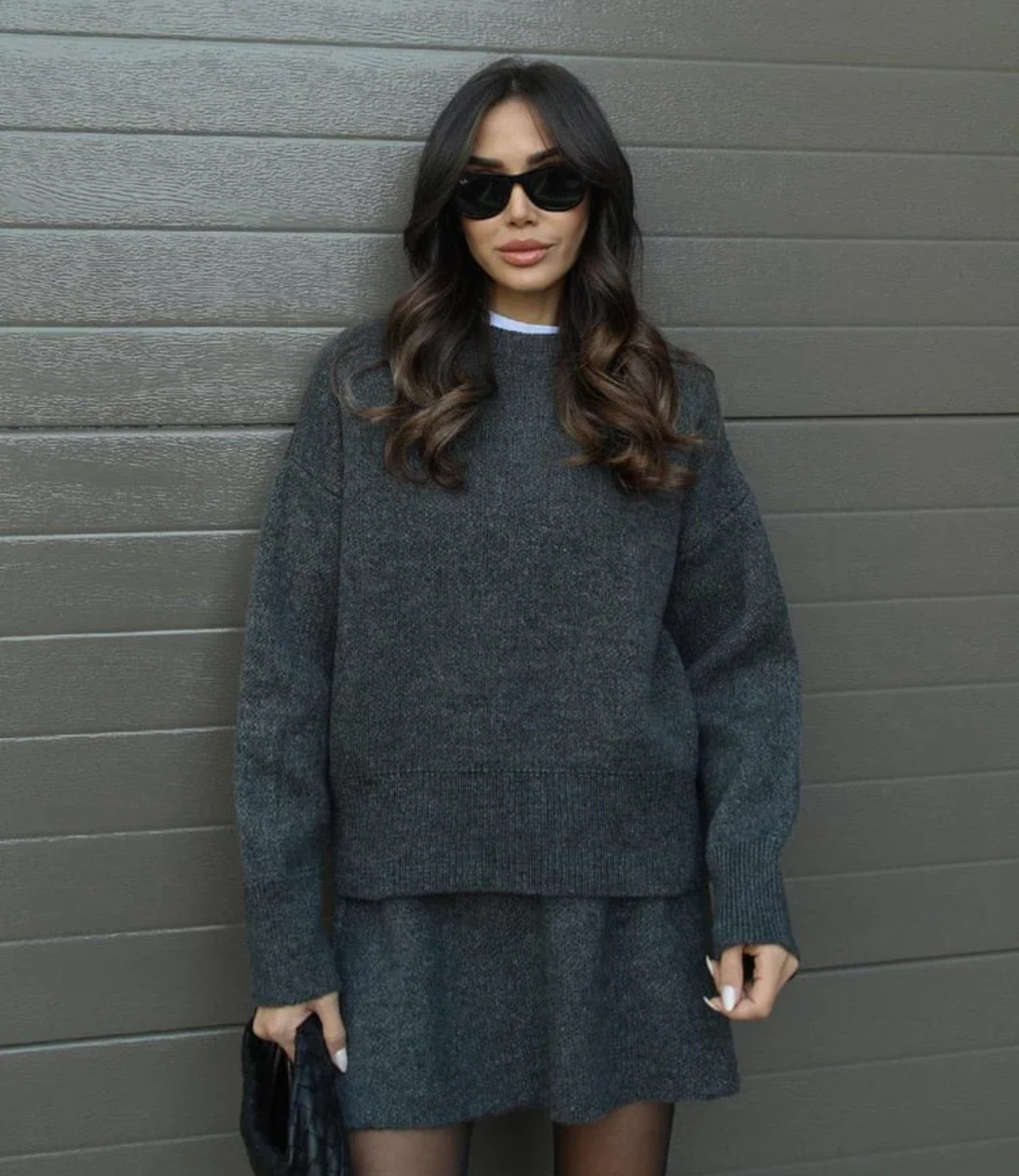 Eleanor - Classy Knit Sweater Set