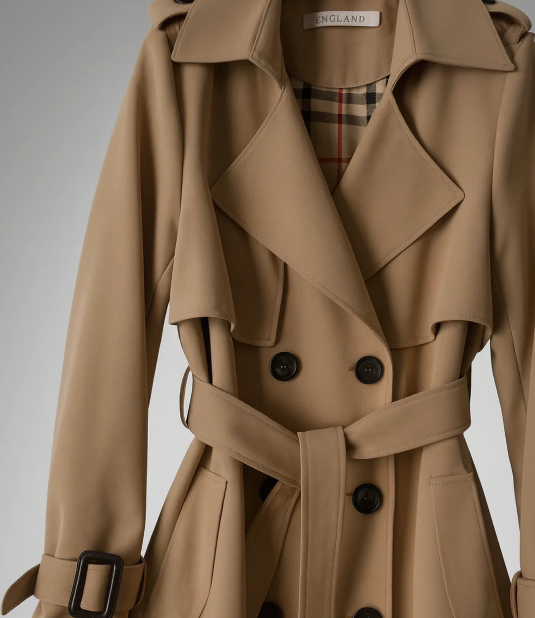 Clystie - Classic Trench Coat