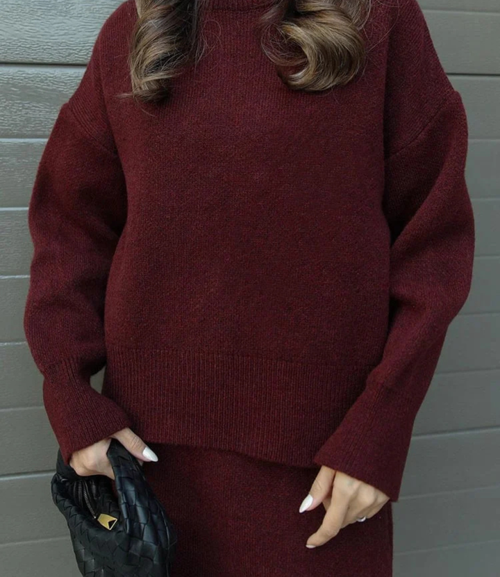 Eleanor - Classy Knit Sweater Set