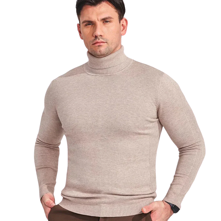 Abraham - Classic Knit Turtleneck Sweater