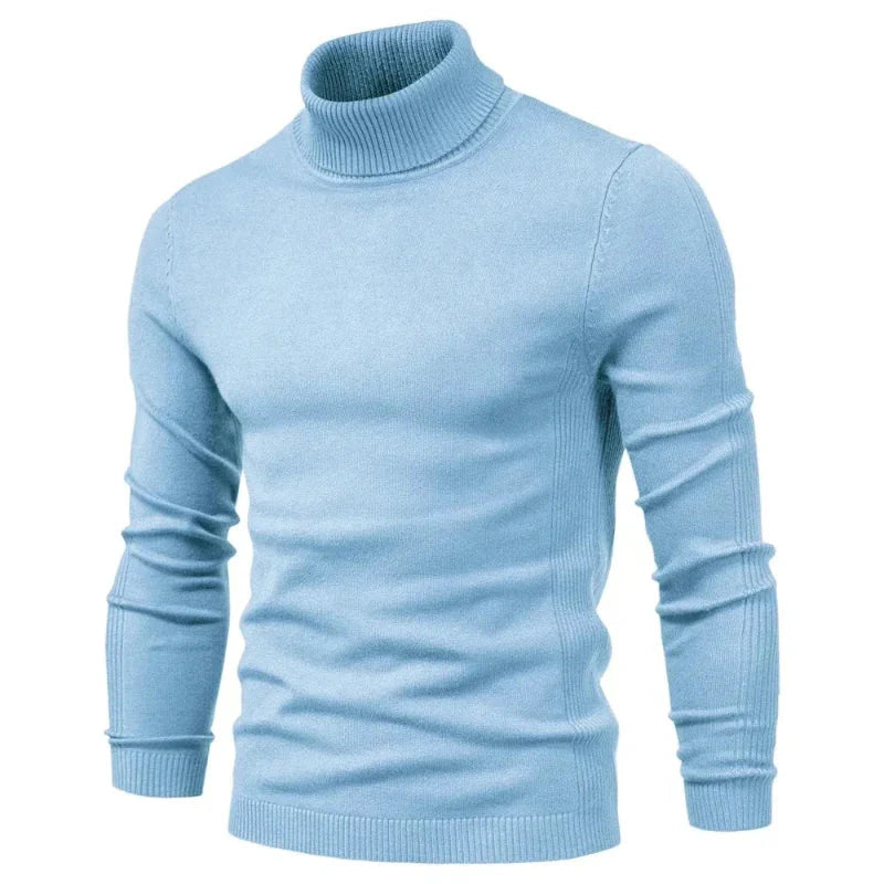 Abraham - Classic Knit Turtleneck Sweater
