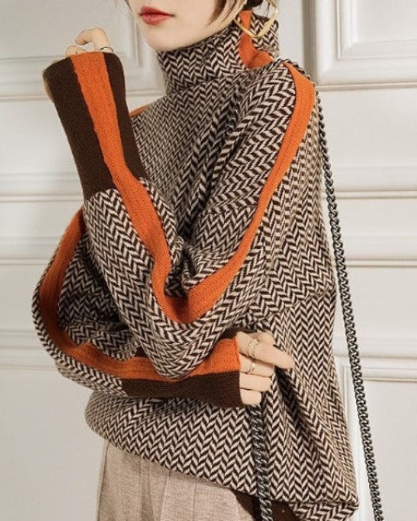 Amelie - Casual Turtle-neck Sweater