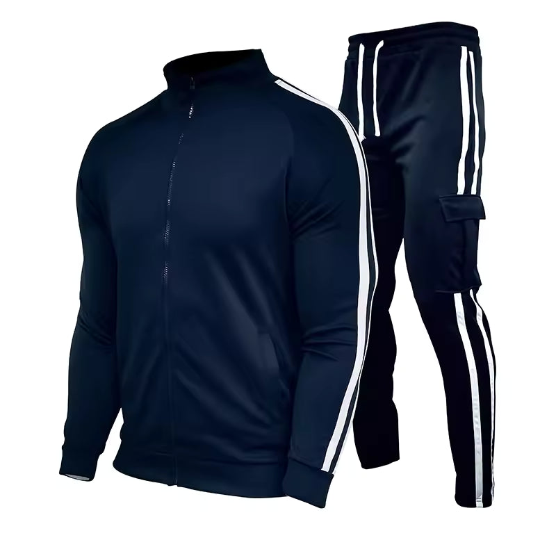 Christopher - Striped Sports Jogging Set for Men