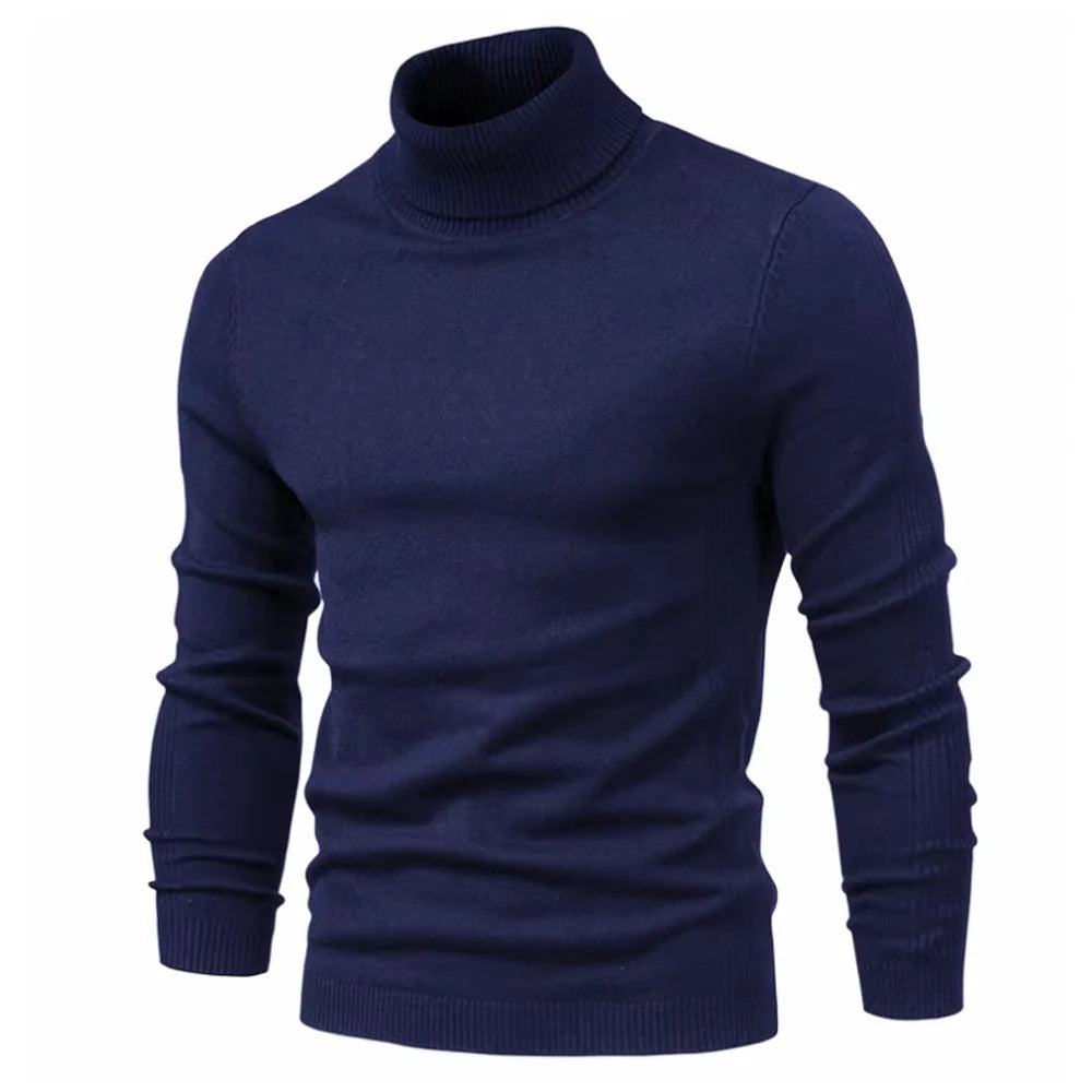 Abraham - Classic Knit Turtleneck Sweater