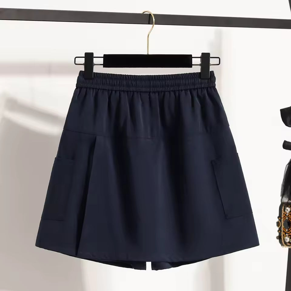Alara - Elastic Waist Outdoor Shorts