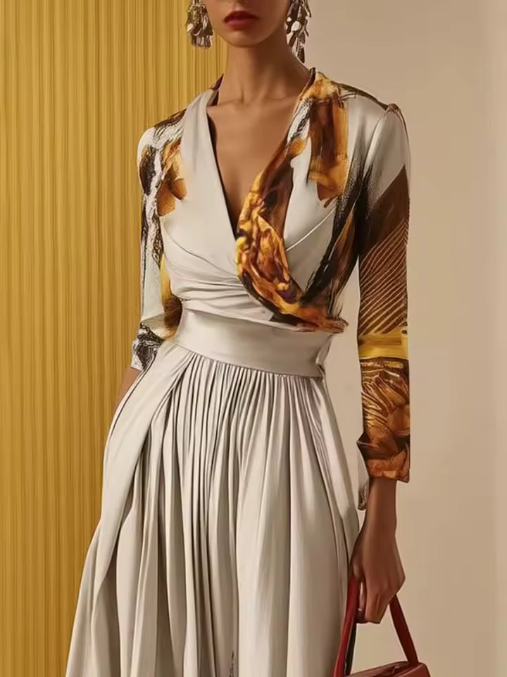 Amara - Women's Printed Slim Fit Jumpsuit