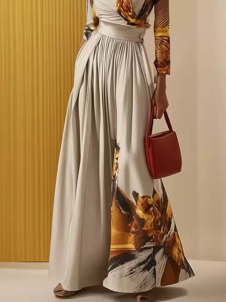 Amara - Women's Printed Slim Fit Jumpsuit