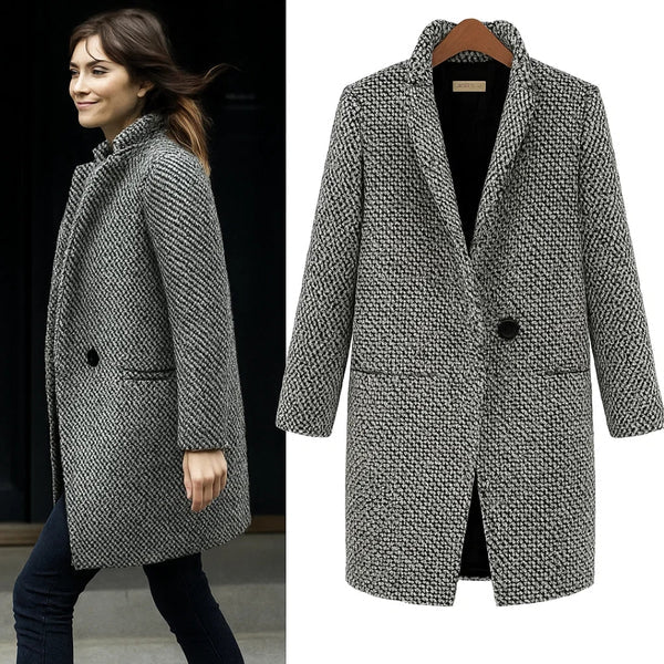 Lucy - Casual Cozy Wool Coat