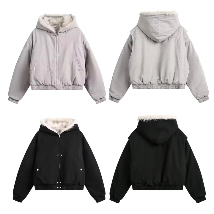 Amanda - Elegant Fur Jacket