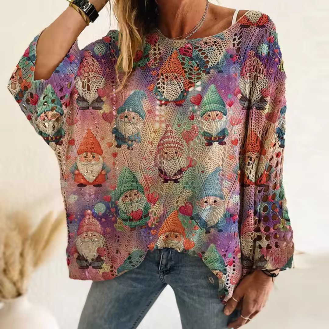 Emily - Crochet Christmas Pullover