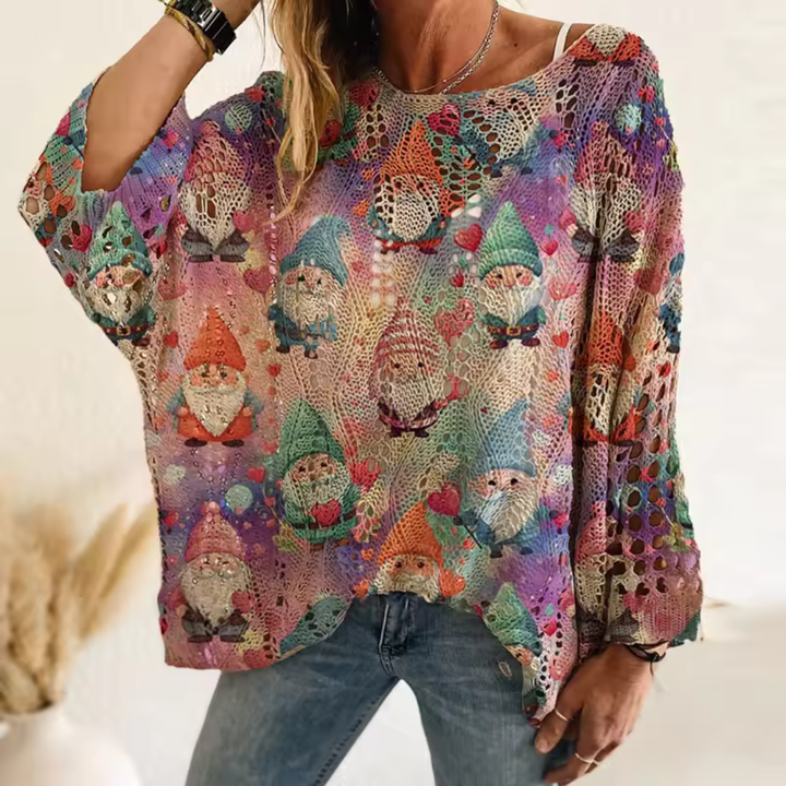 Emily - Crochet Christmas Pullover